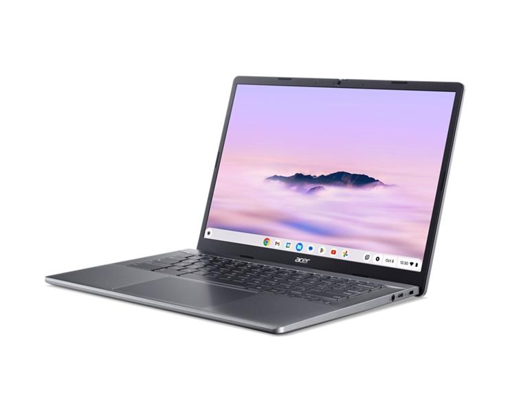 Acer Chromebook Plus 514 CBE574-1-R0S6 35,6 cm (14"") WUXGA AMD Ryzen™ 5 7520C 8 GB LPDDR5x-SDRAM 128 GB SSD Wi-Fi 6E (802.11ax) ChromeOS Grijs