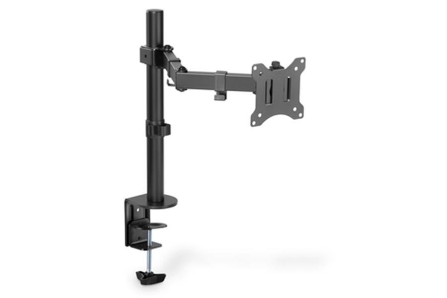 Single Monitor Clamp Mount 15-32inch - 8 kg max - Black