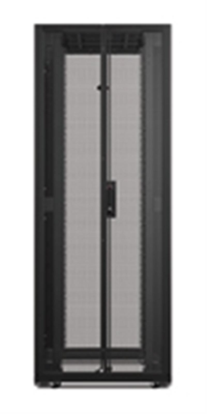 APC NetShelter SX 42U 750mm(b) x 1200mm(d) 19"" IT rack, netwerkbehuizing met zijpanelen, zwart