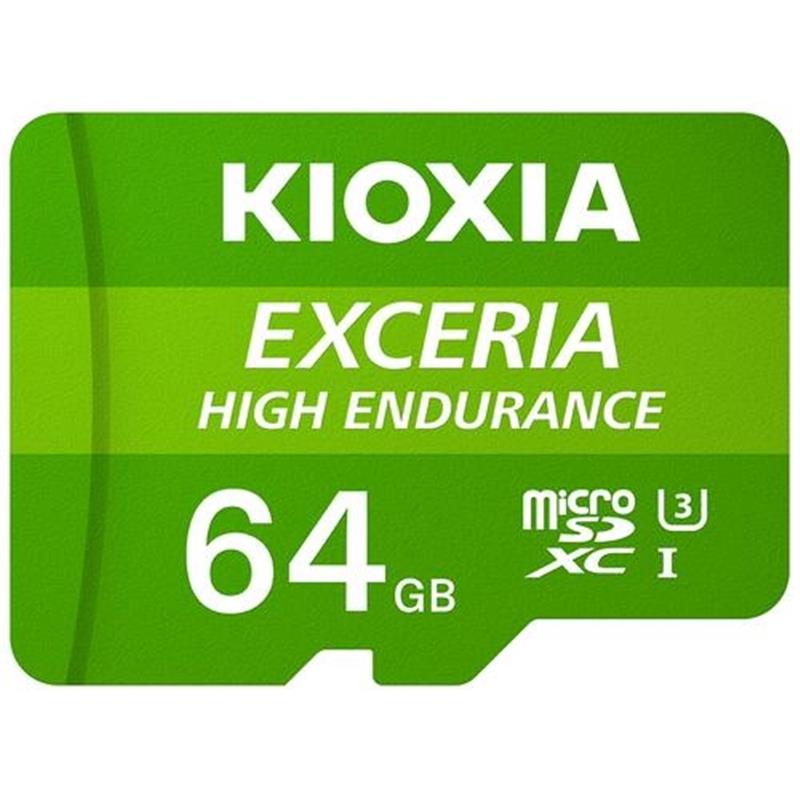 Kioxia Exceria High Endurance flashgeheugen 64 GB MicroSDXC Klasse 10 UHS-I