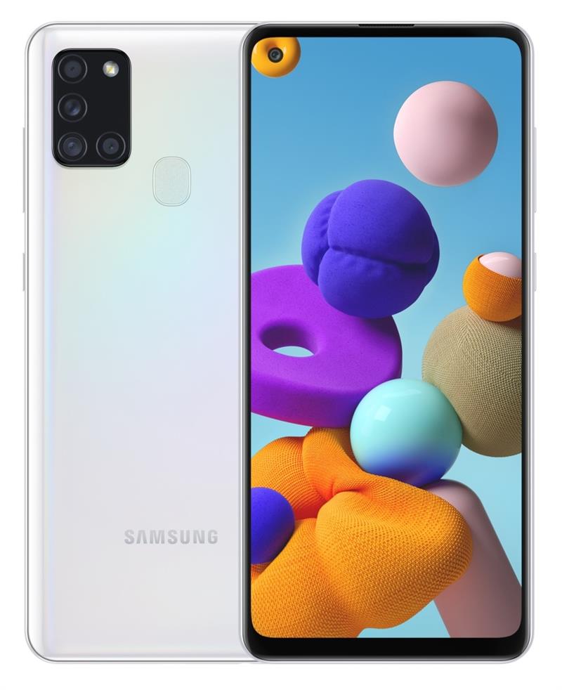 Samsung Galaxy A21s SM-A217F 16,5 cm (6.5"") Dual SIM Android 10.0 4G USB Type-C 3 GB 32 GB 5000 mAh Wit