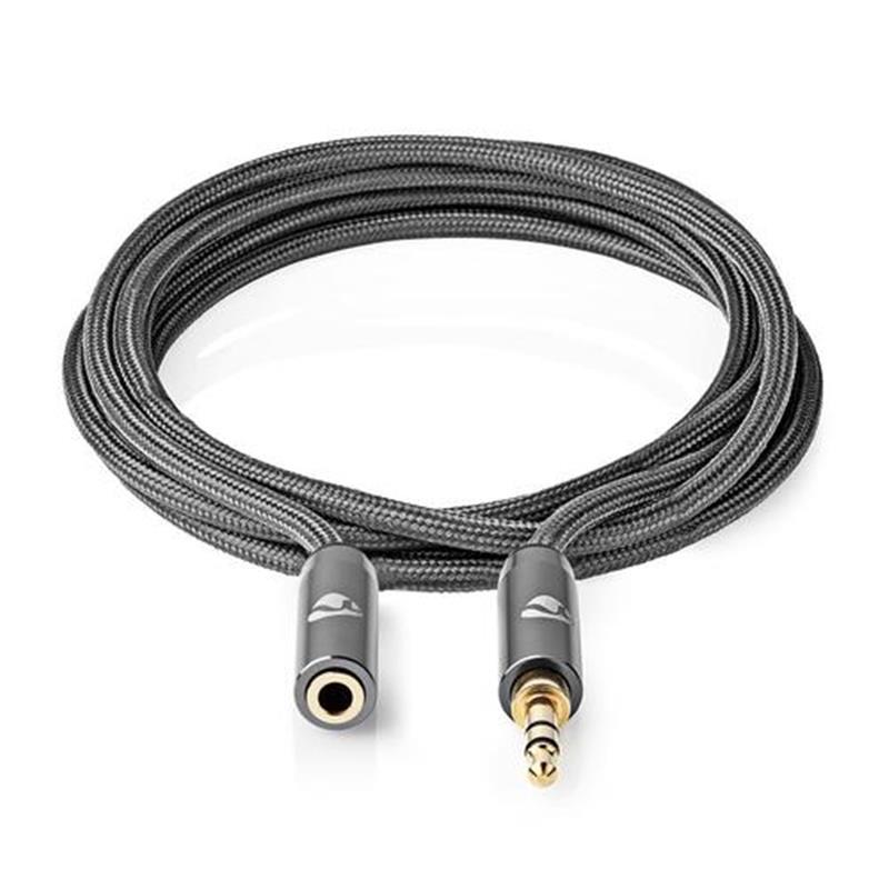 Nedis audio kabel 2 m 3 5mm Grijs