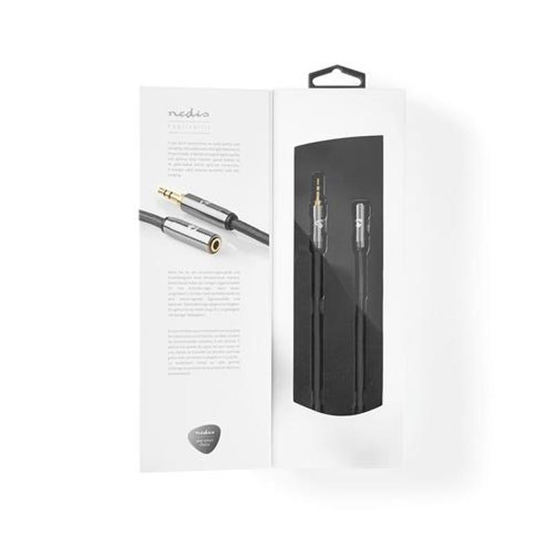 Nedis audio kabel 2 m 3 5mm Grijs