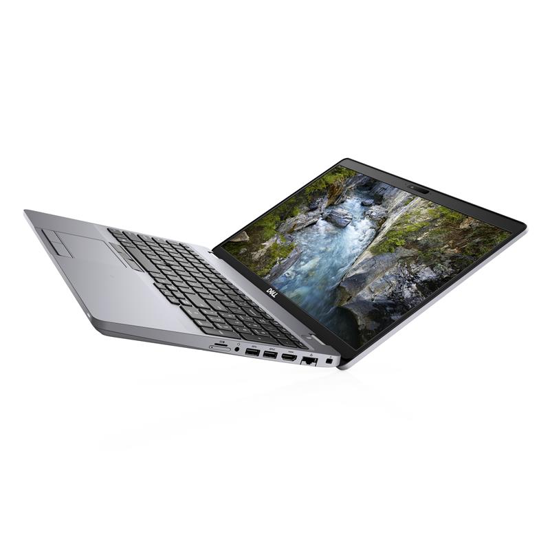 DELL Precision 3550 Mobiel werkstation Grijs 39,6 cm (15.6"") 1920 x 1080 Pixels Intel® 10de generatie Core™ i7 8 GB DDR4-SDRAM 256 GB SSD NVIDIA Quad