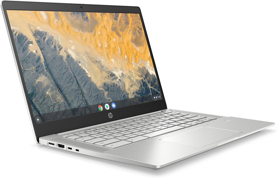 HP Chromebook Pro c640 Aluminium, Zilver 35,6 cm (14"") 1920 x 1080 Pixels Touchscreen Intel® 10de generatie Core™ i5 8 GB DDR4-SDRAM 64 GB eMMC Wi-Fi