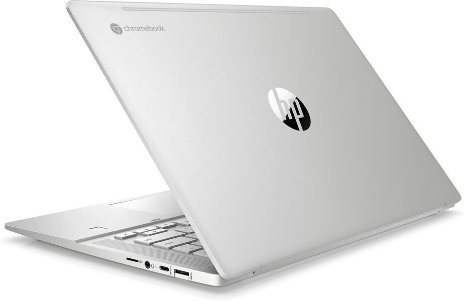 HP Chromebook Pro c640 Aluminium, Zilver 35,6 cm (14"") 1920 x 1080 Pixels Touchscreen Intel® 10de generatie Core™ i5 8 GB DDR4-SDRAM 64 GB eMMC Wi-Fi