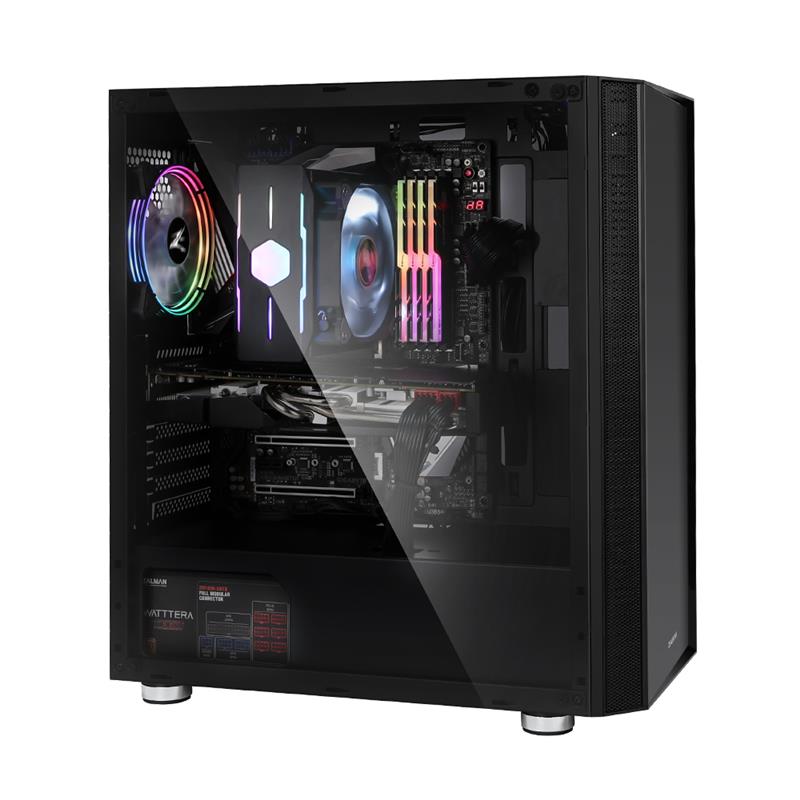 Zalman R2 BLACK computerbehuizing Midi Tower Zwart