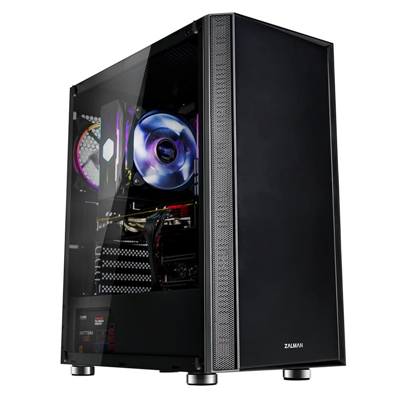 Zalman R2 BLACK computerbehuizing Midi Tower Zwart