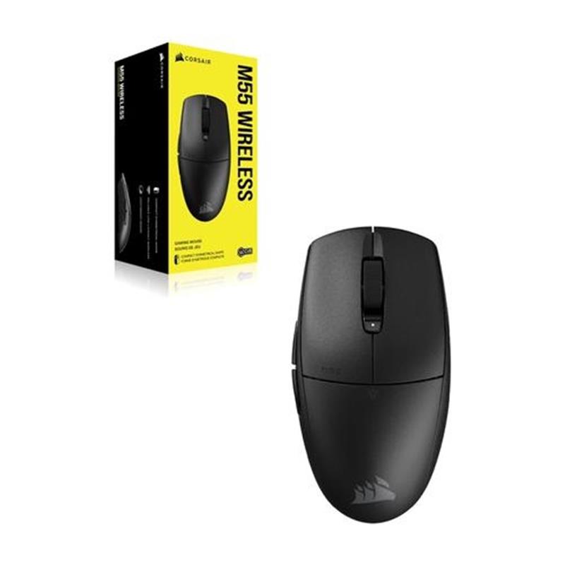 Corsair M55 muis Gamen Rechtshandig RF Wireless Bluetooth USB Type-A Optisch 24000 DPI