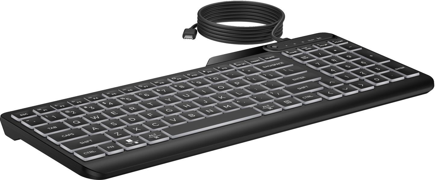 HP 405 Backlit Wired Keyboard