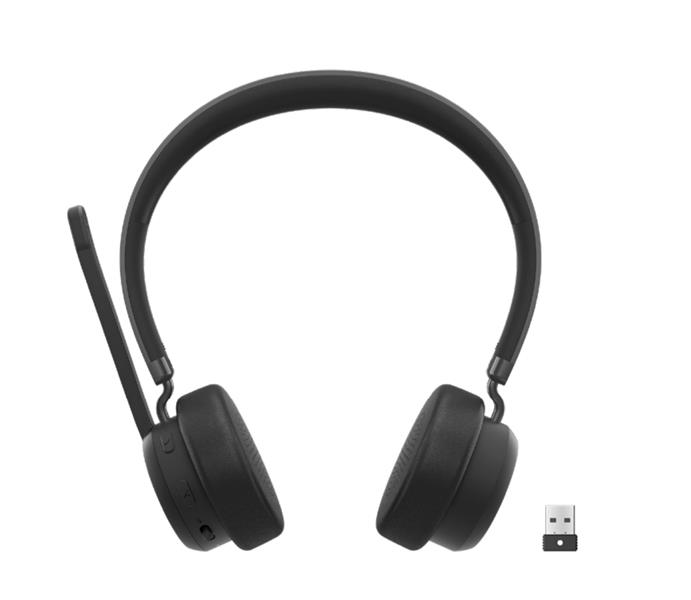 Lenovo Wireless VoIP Headset (3 units) Draadloos Hoofdband Kantoor/callcenter Bluetooth Zwart