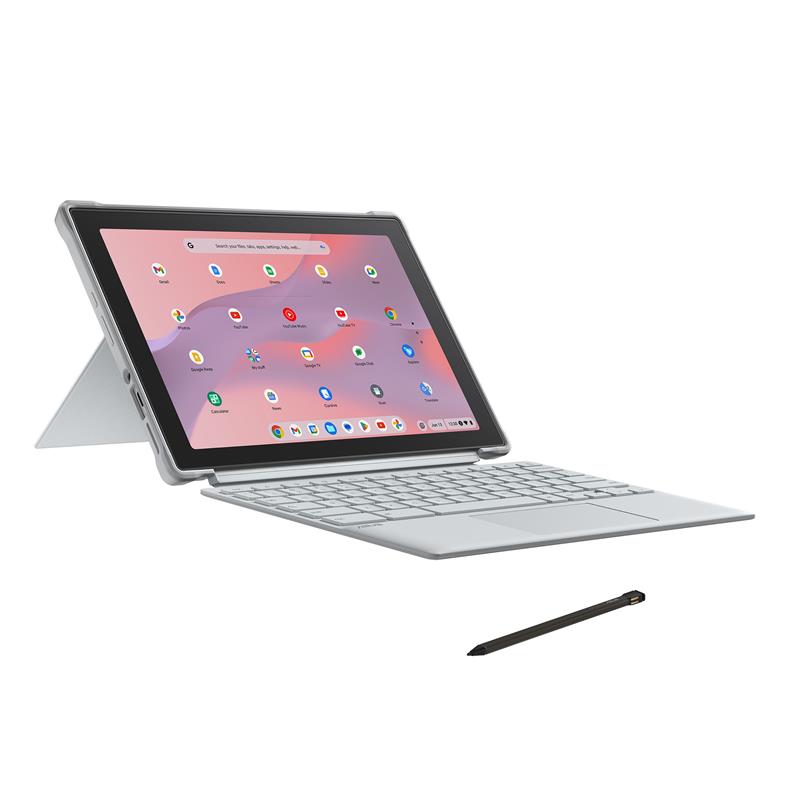 ASUS Chromebook CL3001DM2A-R70266 ARM Cortex 520 26,7 cm (10.5"") Touchscreen WUXGA 8 GB LPDDR4x-SDRAM 64 GB eMMC Wi-Fi 6 (802.11ax) ChromeOS Zilver