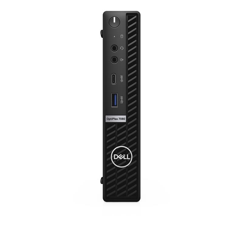 DELL OptiPlex 7080 Intel® 10de generatie Core™ i5 i5-10500T 8 GB DDR4-SDRAM 256 GB SSD MFF Zwart Mini PC Windows 10 Pro