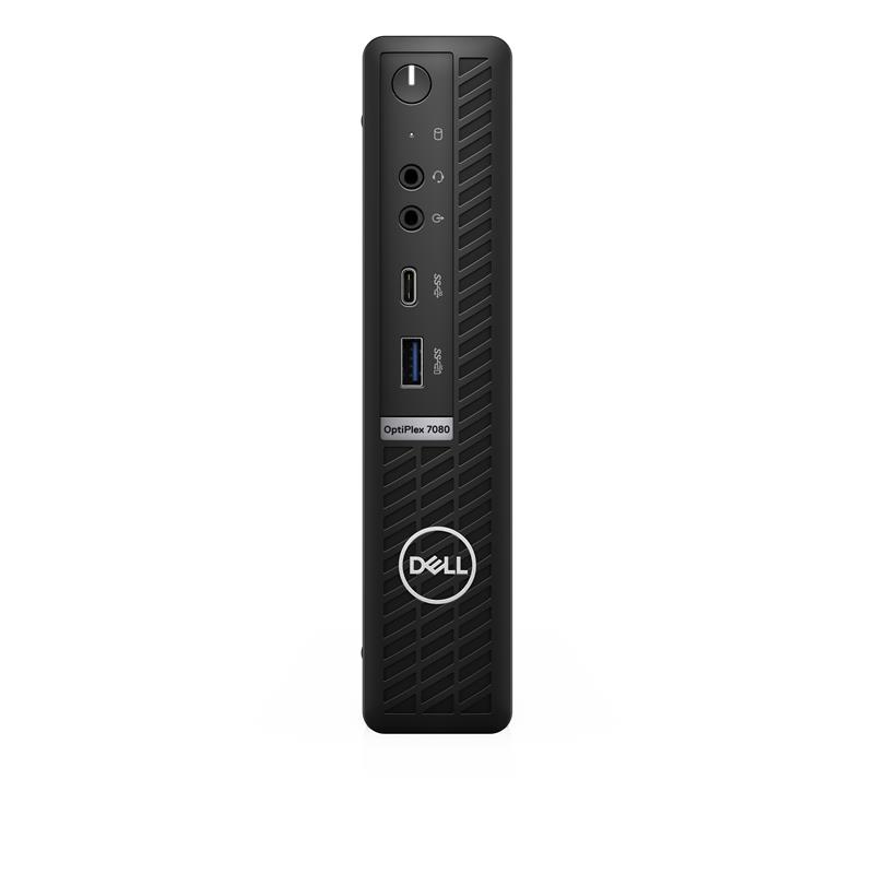 DELL OptiPlex 7080 Intel® 10de generatie Core™ i5 i5-10500T 8 GB DDR4-SDRAM 256 GB SSD MFF Zwart Mini PC Windows 10 Pro