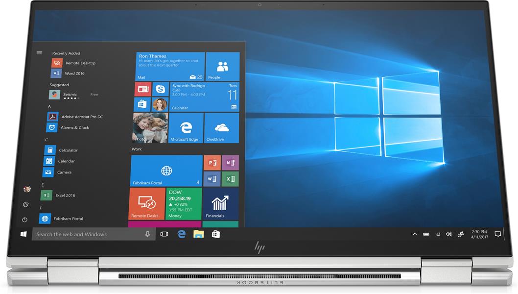 HP EliteBook x360 1040 G7 Ultra-draagbaar Zilver 35,6 cm (14"") 1920 x 1080 Pixels Touchscreen Intel® 10de generatie Core™ i7 8 GB LPDDR4-SDRAM 256 GB