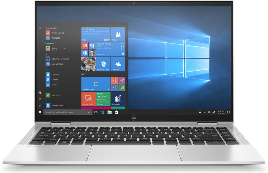HP EliteBook x360 1040 G7 Ultra-draagbaar Zilver 35,6 cm (14"") 1920 x 1080 Pixels Touchscreen Intel® 10de generatie Core™ i7 8 GB LPDDR4-SDRAM 256 GB
