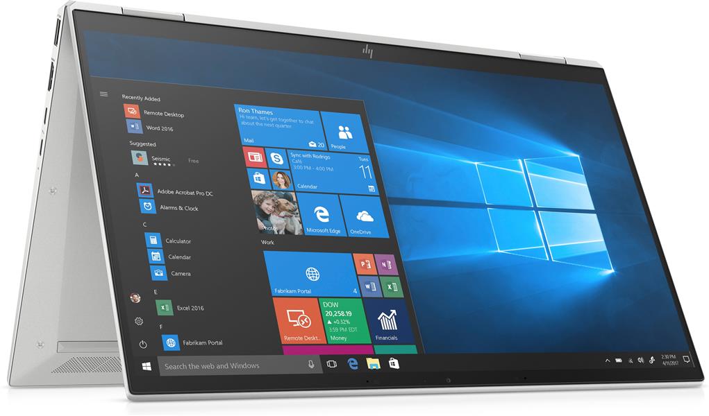 HP EliteBook x360 1040 G7 Ultra-draagbaar Zilver 35,6 cm (14"") 1920 x 1080 Pixels Touchscreen Intel® 10de generatie Core™ i7 8 GB LPDDR4-SDRAM 256 GB