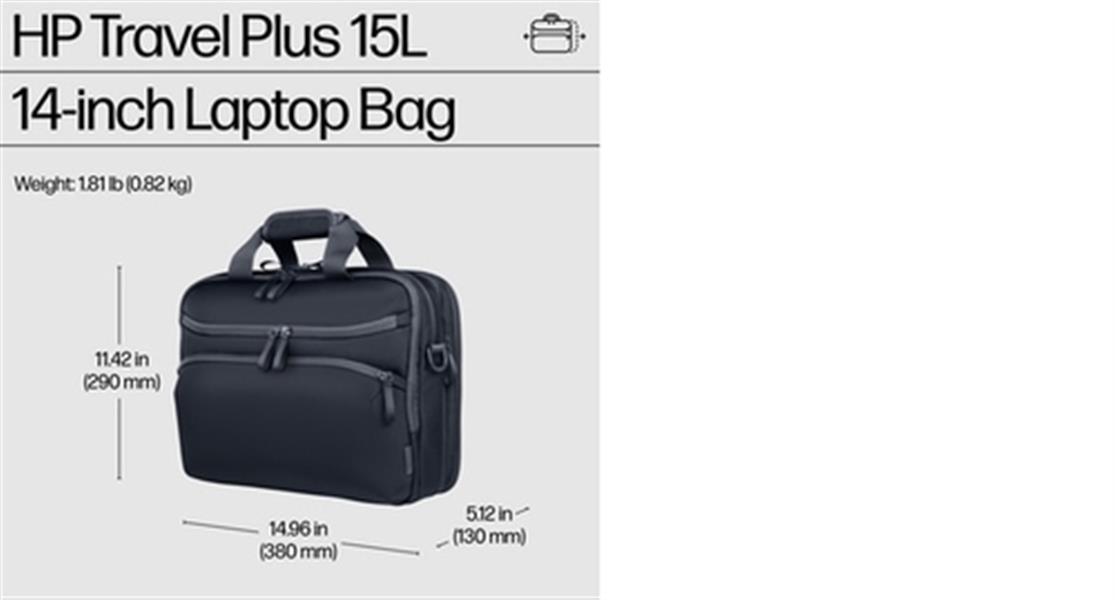 HP Travel Plus 15 Liter 14 Laptop Bag