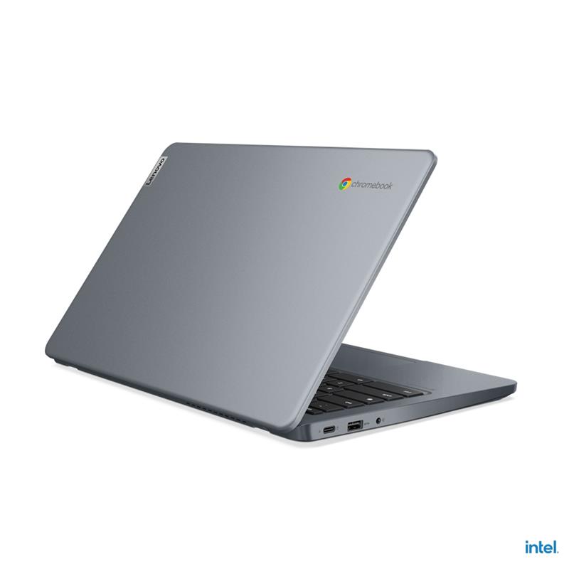 Lenovo 14e Gen 3 Intel® Core™ i3 i3-N305 35,6 cm (14"") Full HD 8 GB LPDDR5-SDRAM 128 GB eMMC Wi-Fi 6E (802.11ax) ChromeOS Grijs