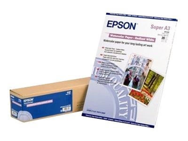 Epson Water Color Paper - Radiant White Roll, 24"" x 18 m, 190g/m² grootformaatmedia