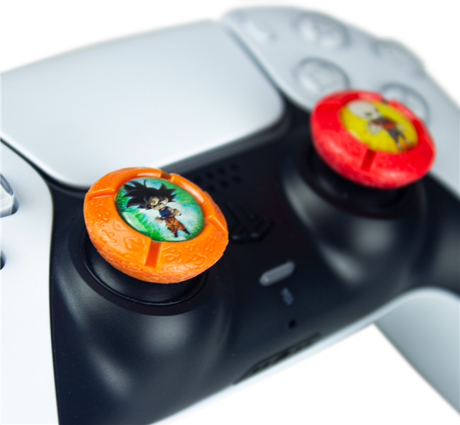 FR-TEC PS4 Dragon Ball Grips Set Fighters Grips voor analoge stick
