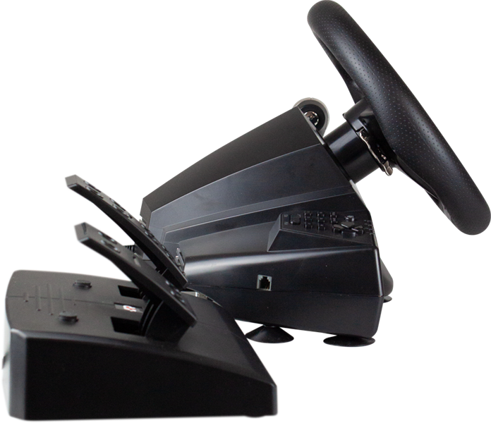 FR-TEC Hurricane MKII Zwart Stuurwiel + pedalen Nintendo Switch, PC, PlayStation 4, Playstation 3