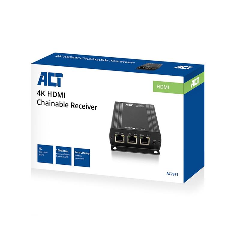 ACT AC7871 HDMI Koppelbare Ontvanger voor AC7870
