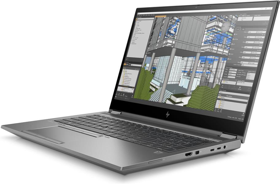 HP ZBook Fury 15 G7 Mobiel werkstation Zilver 39,6 cm (15.6"") 1920 x 1080 Pixels Intel® 10de generatie Core™ i7 32 GB DDR4-SDRAM 1000 GB SSD NVIDIA Q