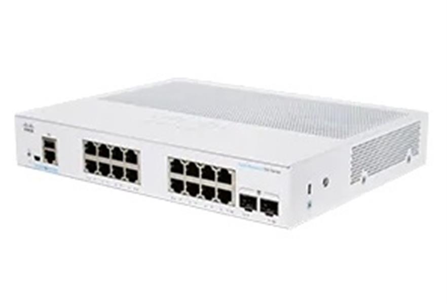 Cisco CBS250-16T-2G-EU netwerk-switch Managed L2/L3 Gigabit Ethernet (10/100/1000) Zilver