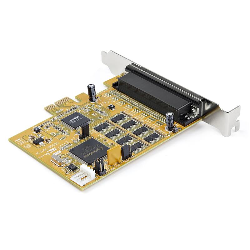 StarTech.com 8-Port PCI Express RS232 Serial Adapter Card - PCIe RS232 Seriële Kaart - 16C1050 UART Expansion Serieel - Multiport Serial DB9 Uitbreidi