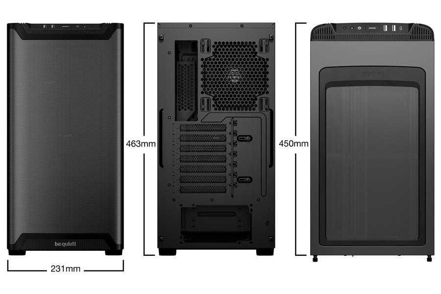 be quiet! PURE BASE 501 Airflow Window Black Midi Tower Zwart