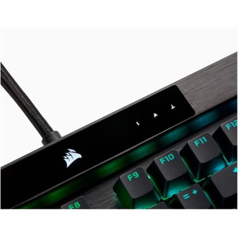 Corsair K100 RGB toetsenbord USB QWERTZ Nederlands Zwart