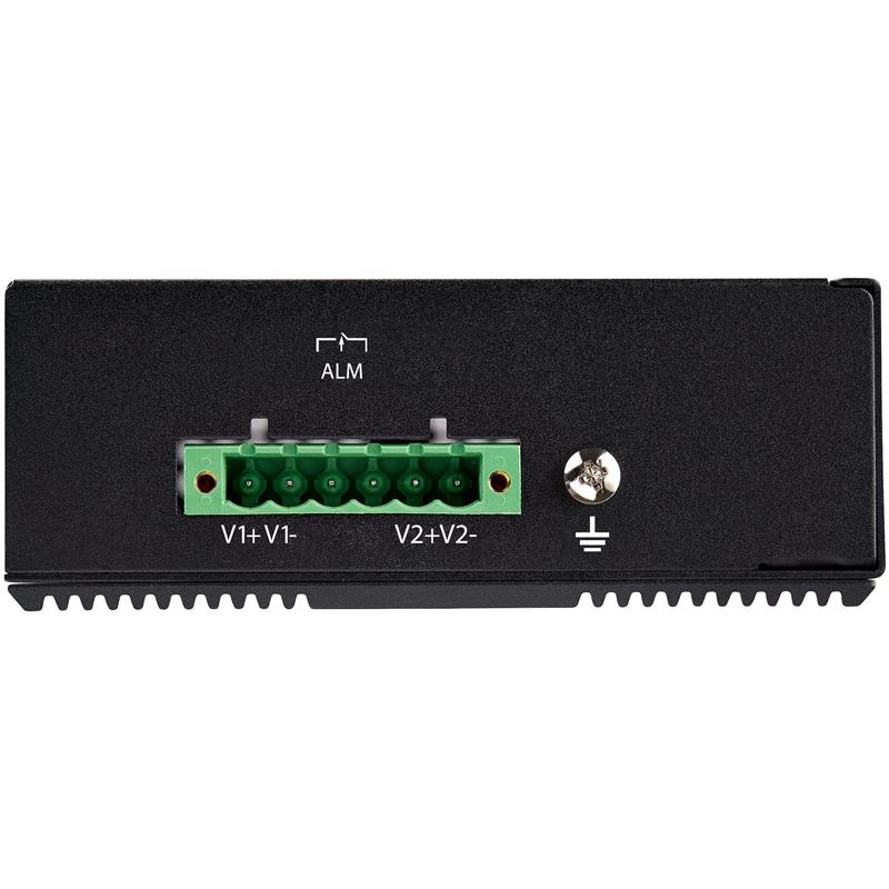 StarTech.com Industrial 8 Port Gigabit PoE Switch 30W Power Over Ethernet Switch GbE PoE+ Unmanaged Switch Rugged High Power Gigabit Netwerk Switch IP