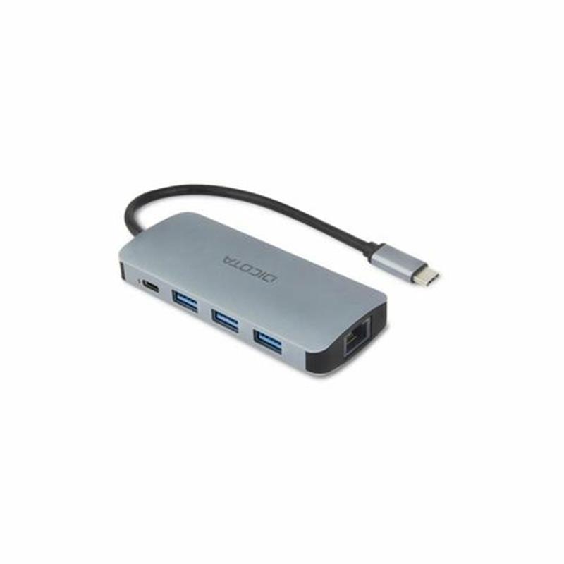 DICOTA USB-C 8-in-1multi Hub 4K PD 100W