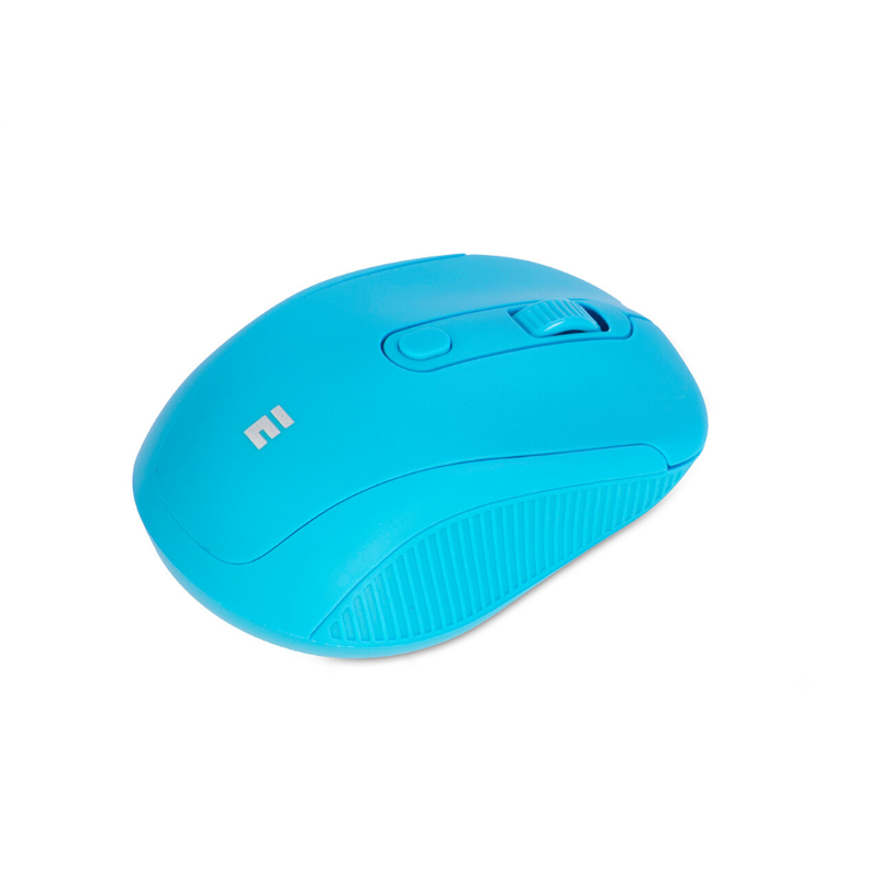 Everest SM-300 USB lichtblauw optische draadloze muis