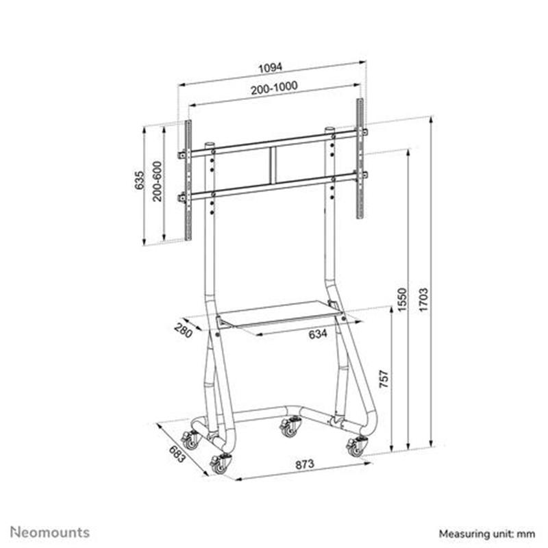 Neomounts vloersteun