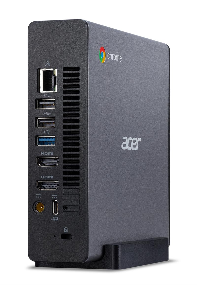 Acer Chromebox CXi4 i1404 5205U mini PC Intel® Celeron® 4 GB DDR4-SDRAM 32 GB eMMC ChromeOS Grijs
