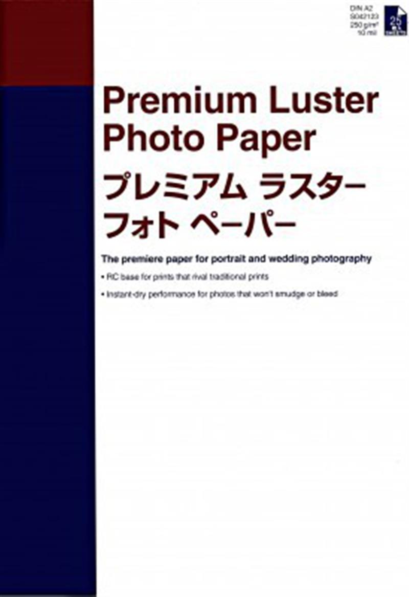 Epson Premium Luster Photo Paper, DIN A2, 260g/m², 25 Vel