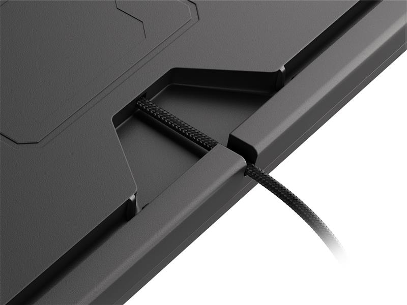GENESIS Thor 300 RGB toetsenbord Gamen USB QWERTY Spaans Zwart