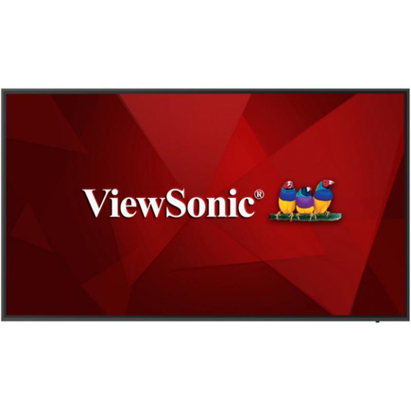 Viewsonic CDE6520 beeldkrant Digitale signage flatscreen 165,1 cm (65"") IPS 4K Ultra HD Zwart Type processor Android 8.0