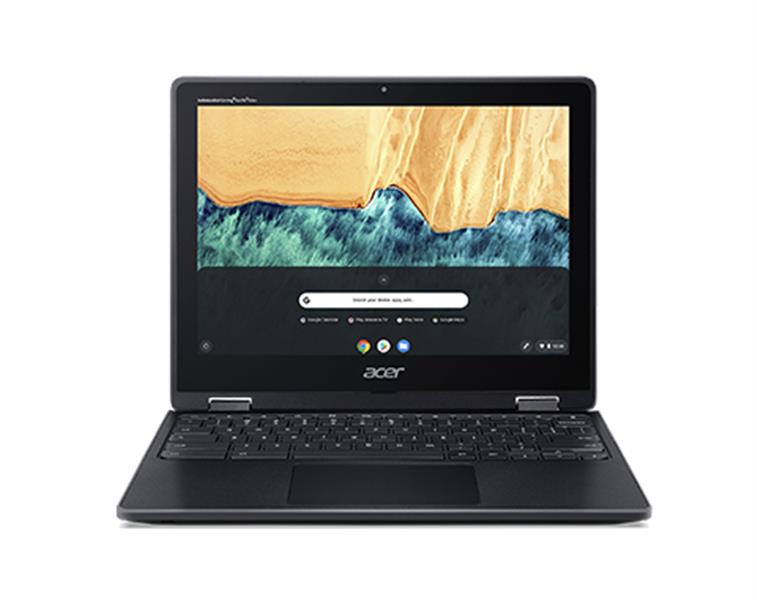 Acer Chromebook R852TN-P9AL 30,5 cm (12"") 1366 x 912 Pixels Touchscreen Intel® Pentium® Silver 4 GB LPDDR4-SDRAM 32 GB eMMC Wi-Fi 5 (802.11ac) Chrome