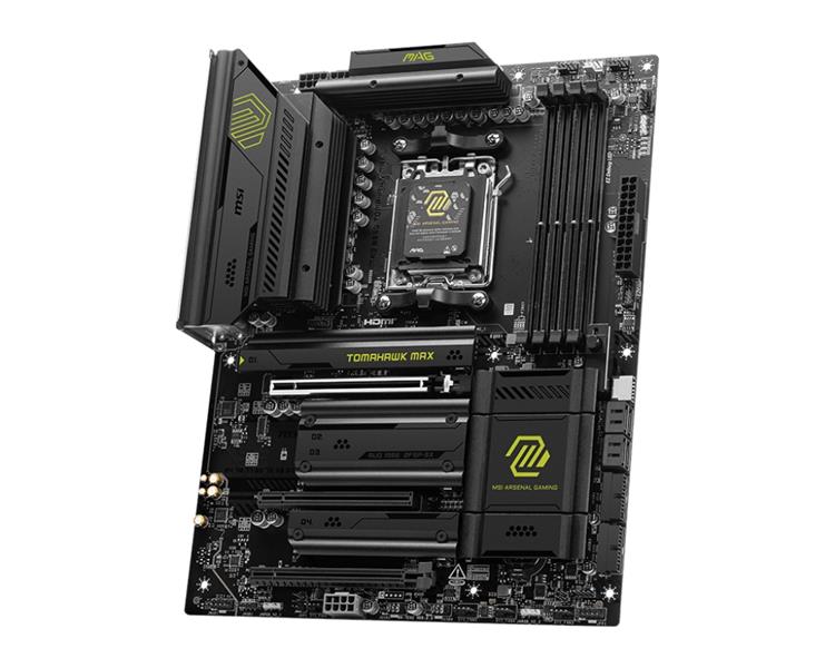MSI MAG B850 TOMAHAWK MAX WIFI moederbord AMD B850 Socket AM5 ATX