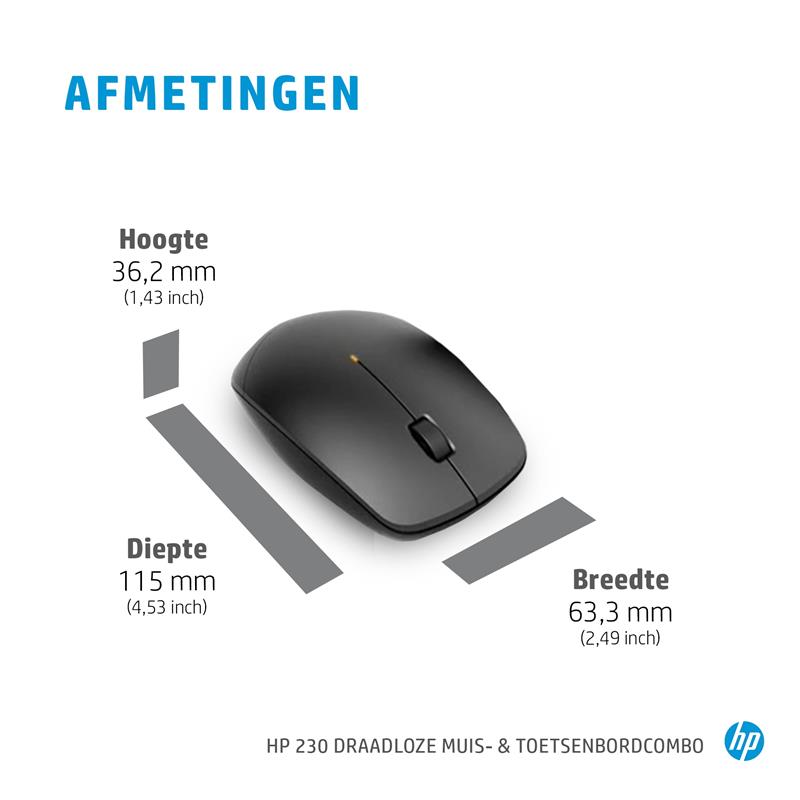 HP 230 draadloze muis- en toetsenbordcombo