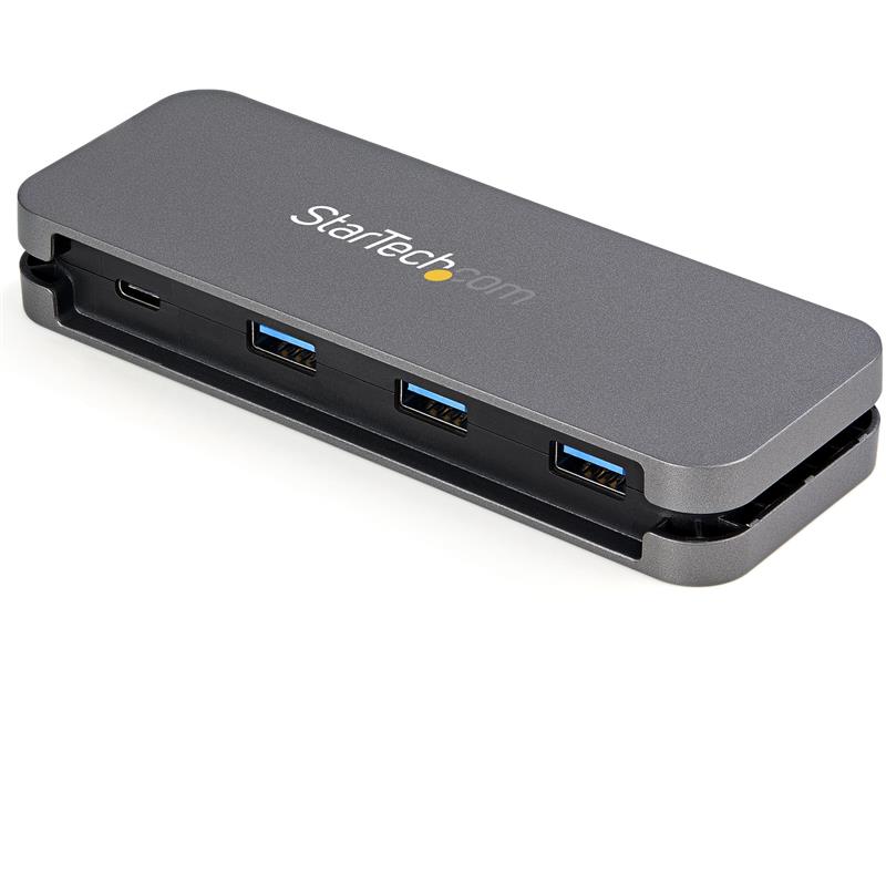 StarTech.com HB30CM3A1CB interface hub USB 3.2 Gen 1 (3.1 Gen 1) Type-C 5000 Mbit/s Zwart, Grijs