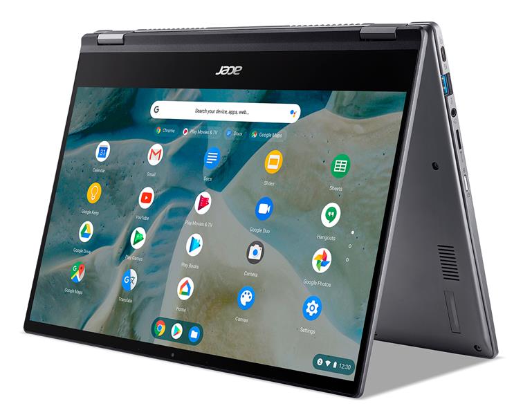 Acer Chromebook CP514-1WH-R89E 35,6 cm (14"") Touchscreen Full HD AMD Ryzen 5 8 GB DDR4-SDRAM 64 GB Flash Wi-Fi 5 (802.11ac) Chrome OS Grijs