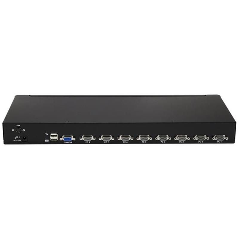 StarTech.com 8-poort 1U-Rack USB KVM-switch met OSD en Bekabeling