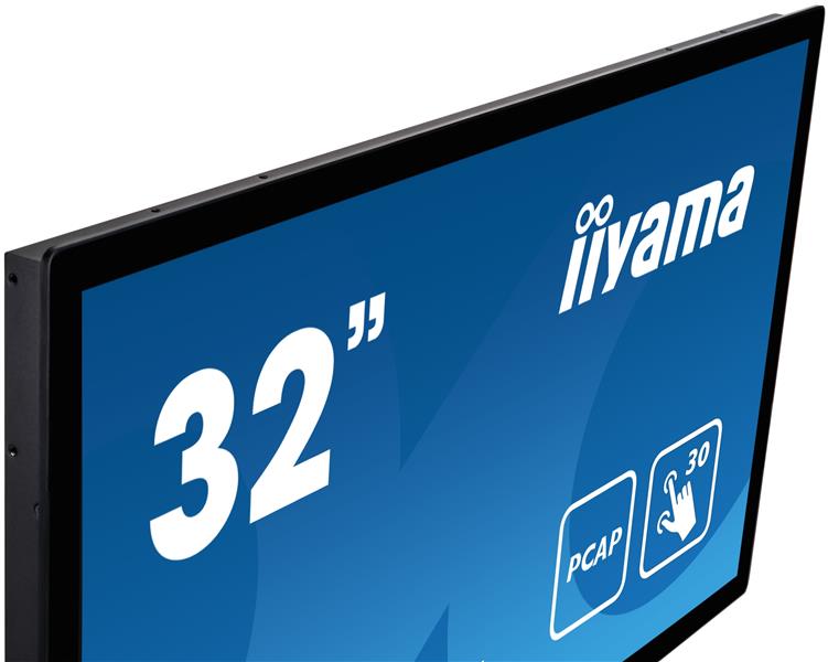 iiyama ProLite TF3215MC-B2AG computer monitor 80 cm (31.5"") 1920 x 1080 Pixels Full HD LED Touchscreen Kiosk Zwart