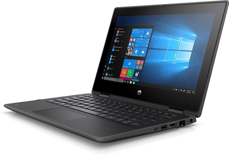 HP ProBook x360 11 G5 Hybride (2-in-1) 29,5 cm (11.6"") 1366 x 768 Pixels Touchscreen Intel® Pentium® Silver 4 GB DDR4-SDRAM 128 GB SSD Wi-Fi 5 (802.1