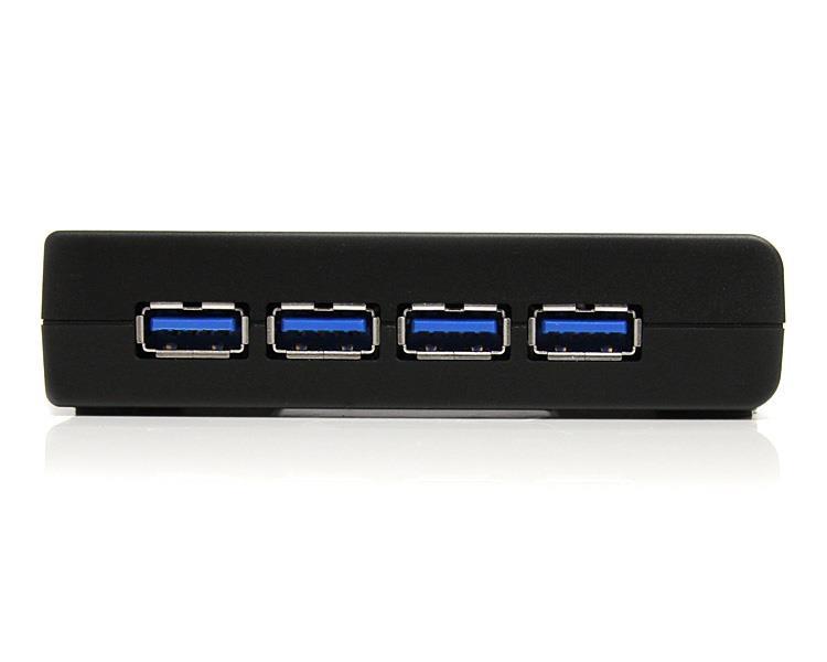 StarTech.com 4-poort SuperSpeed USB 3.0 Hub Zwart