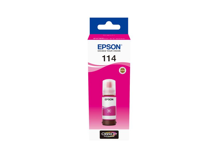 Epson 114 EcoTank Magenta ink bottle